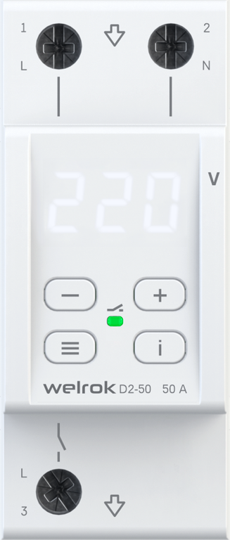 Реле напряжения Welrok D2-50 4660251140052 — Multielectrika