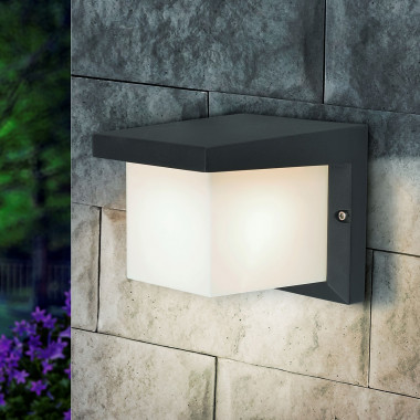 Пылевлагозащи&lt;wbr&gt;щенный настенный светильник Shelter Grit IP54 1540 Techno черный — Multielectrika