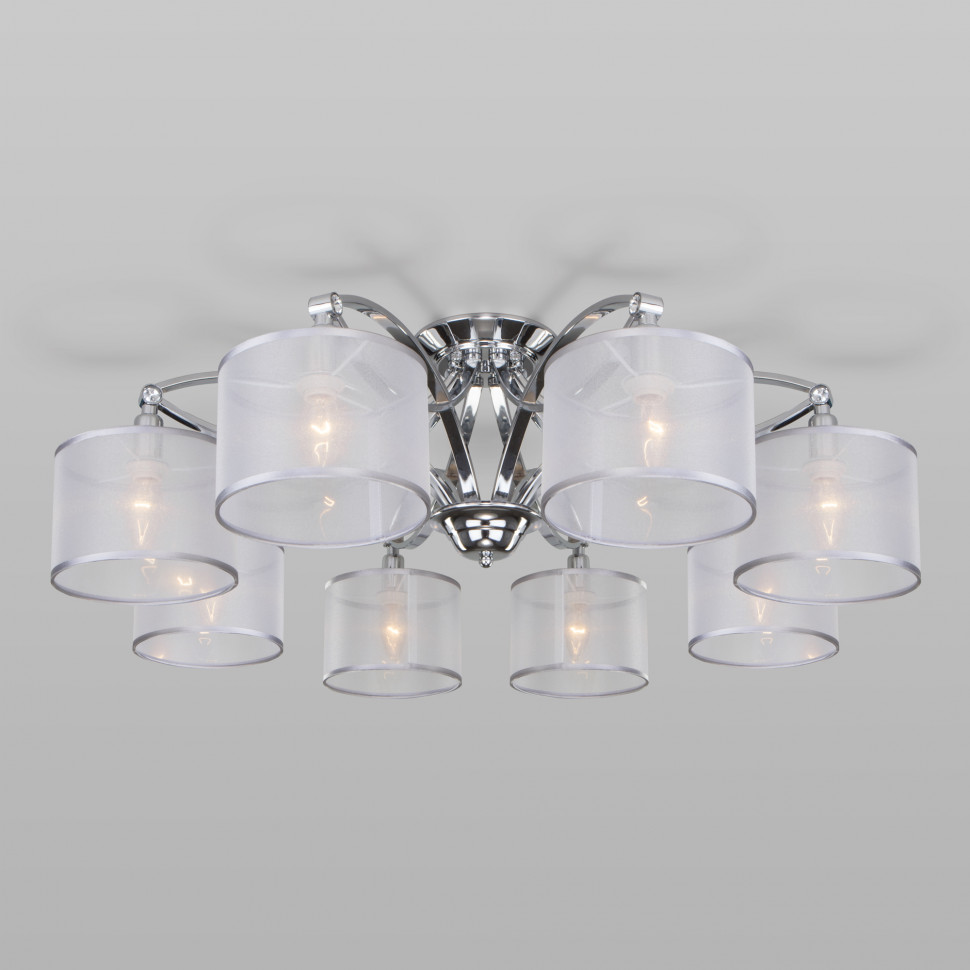 Умный потолочный светильник 60124/8 хром фото 1 — Multielectrika