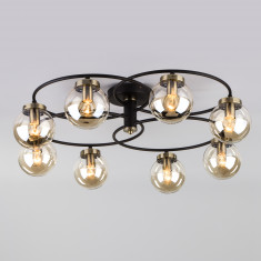 Потолочная люстра в стиле лофт 70104/8 черный &mdash; Multielectrika