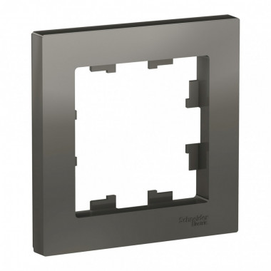 Рамка Schneider Electric Atlas Design на 1 пост, сталь — Multielectrika