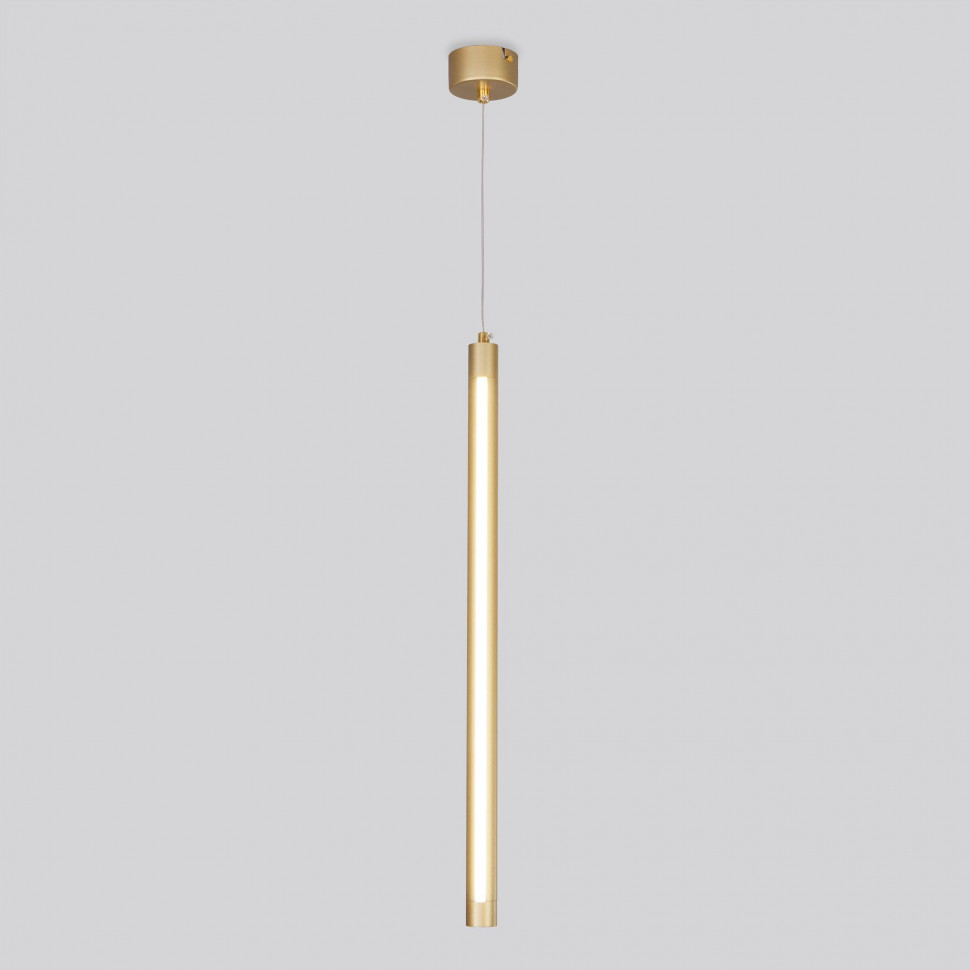 Подвесной светодиодный светильник 50189/1 LED матовое золото фото 1 &mdash; Multielectrika