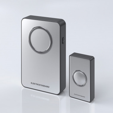 Звонок беспроводной 38M IP20 DBQ27M WL Серебро/Чёрный &mdash; Multielectrika