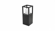 Напольный LED светильник, 12Вт, 3000К, черный, PO-0231-250A-BL-WW &mdash; Multielectrika