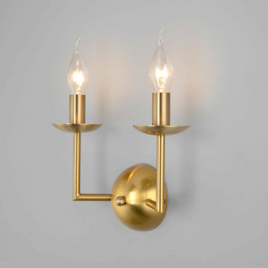 Настенный светильник в классическом стиле 60150/2 латунь &mdash; Multielectrika