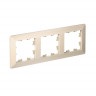 Рамка на 3 поста Systeme Electric AtlasDesign Air бежевый