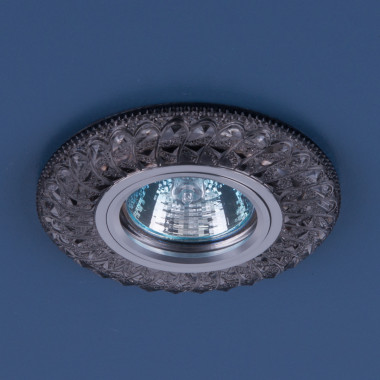 Встраиваемый точечный светильник со светодиодной подсветкой 2180 MR16 SB дымчатый — Multielectrika