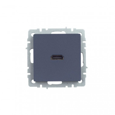 Розетка HDMI IEK Brite РHDMI-0-БрМ маренго — Multielectrika