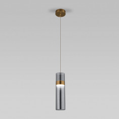 Подвесной светильник 50244/1 LED латунь/дымчатый &mdash; Multielectrika