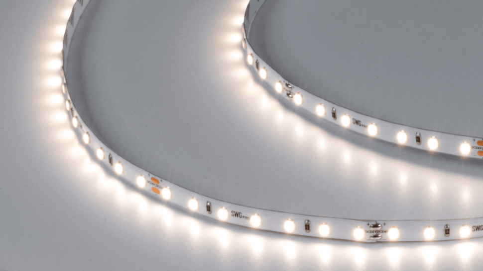 Лента светодиодная SMD 2835, 84 LED/м, 8,6 Вт/м, 24В, IP20, Нейтральный белый фото 1 — Multielectrika