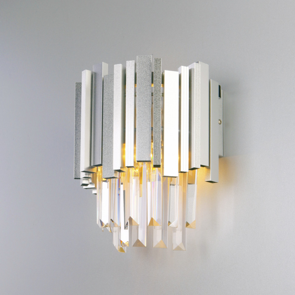 Настенный светильник с хрусталём 340/1 Strotskis (308/1) фото 1 &mdash; Multielectrika