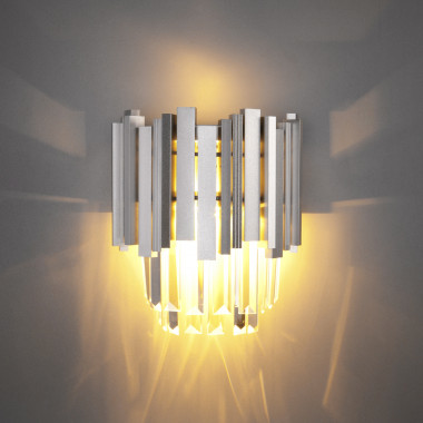 Настенный светильник с хрусталём 340/1 Strotskis (308/1) &mdash; Multielectrika