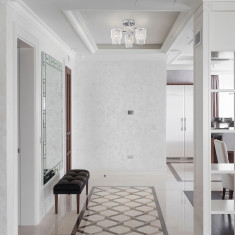 Потолочный светильник с металлическими плафонами и хрусталем 30137/3 хром &mdash; Multielectrika