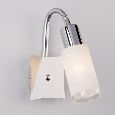 Настенный светильник со стеклянным плафоном 20030/1 хром — Multielectrika