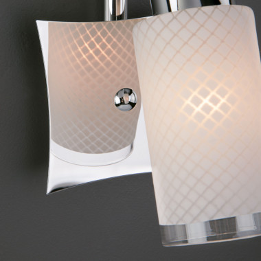 Настенный светильник со стеклянным плафоном 20030/1 хром — Multielectrika