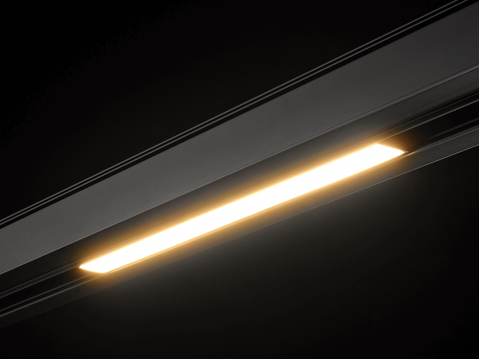 SY-LINK-300-BL-6-WW, светильник линейный матовый, черный, 6Вт, 3000К фото 1 — Multielectrika