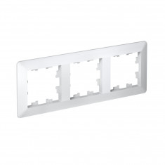 Рамка на 3 поста Systeme Electric AtlasDesign Air белый &mdash; Multielectrika