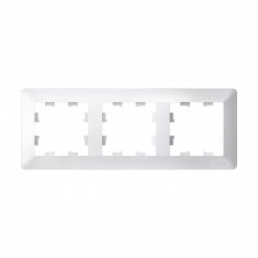 Рамка на 3 поста Systeme Electric AtlasDesign Air белый &mdash; Multielectrika