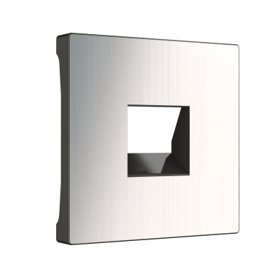 Накладка для RJ45 и RJ11 (глянцевый никель) WL02-RJ-CP — Multielectrika