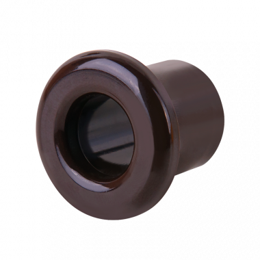 Втулка для вывода кабеля из стены 2 шт. коричневая ретро W6421114 &mdash; Multielectrika