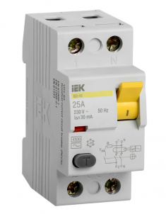 УЗО ВД1-63 2Р 25А 30мА тип AC IEK MDV10-2-025-030 &mdash; Multielectrika
