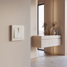 Рамка на 1 пост Stark айвори матовый W0011862 &mdash; Multielectrika
