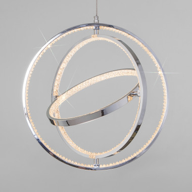 Подвесной светодиодный светильник с регулировкой цветовой температуры и яркости 90245/3 хром — Multielectrika