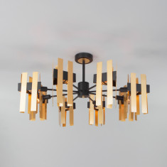 Потолочная люстра в стиле лофт 70116/8 черный &mdash; Multielectrika