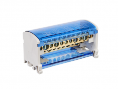 Шины на DIN-рейку в корпусе (кросс-модуль) ШНК 2х11 L+PEN IEK YND10-2-11-050 &mdash; Multielectrika