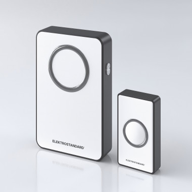 Звонок беспроводной 38M IP20 DBQ27M WL Белый/Чёрный &mdash; Multielectrika