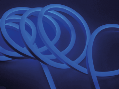 NE-2180-220-6-B-65, неоновая лента 220В, SMD2835, 120 led/m,  6W/m, синяя — Multielectrika