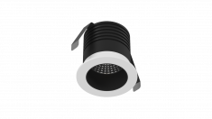 AL-DL036-7-WB-NW-65, светильник встраиваемый, IP65, 4000K, черно-белый &mdash; Multielectrika