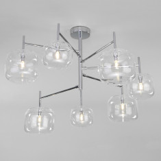 Потолочная люстра со стеклянными плафонами 70128/7 хром &mdash; Multielectrika