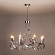 Подвесная люстра в классическом стиле 60064/8 хром &mdash; Multielectrika