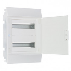 Распределительный шкаф ABB Mistral41 24 мод., IP41, встраиваемый, термопласт, белая дверь, 1SLM004102A1105 &mdash; Multielectrika