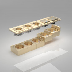 Коробка для накладного монтажа шампань W8000011 &mdash; Multielectrika