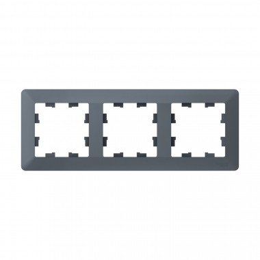 Рамка на 3 поста Systeme Electric AtlasDesign Air грифель — Multielectrika