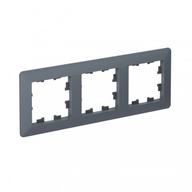 Рамка на 3 поста Systeme Electric AtlasDesign Air грифель — Multielectrika