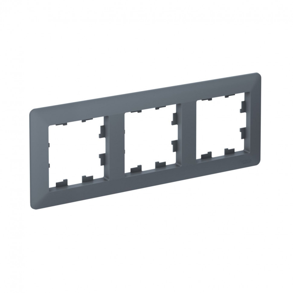 Рамка на 3 поста Systeme Electric AtlasDesign Air грифель фото 1 — Multielectrika