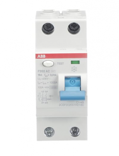УЗО ABB F202 AC-16/0,01 тип AC 16A 10mA 2CSF202001R0160 — Multielectrika