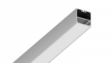 Алюминиевый профиль Design LED LS 5050, 2500 мм, анодированный (нового образца) — Multielectrika