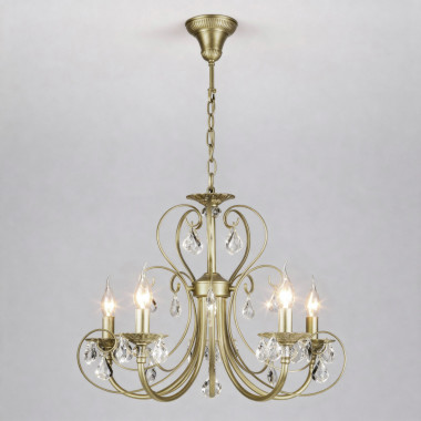 Подвесная люстра с хрусталем 3305/5 &mdash; Multielectrika