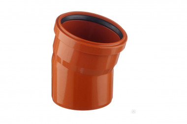 Отвод рыжий 110х15° &mdash; Multielectrika