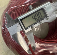 Провод электрический ПуГВнг(А)-LS (ПВ-3) ГОСТ красный 1х4 ЦВЕТЛИТ &mdash; Multielectrika