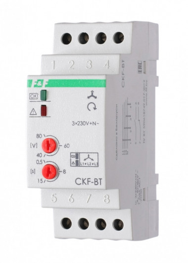 Реле контроля наличия, асимметрии фаз и чередования фаз CKF-BT — Multielectrika