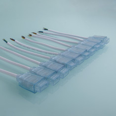 Коннектор односторонний гибкий для светодиодной ленты Premium мультибелая LS013 220V 2835 (10 шт.) PSL-09 &mdash; Multielectrika