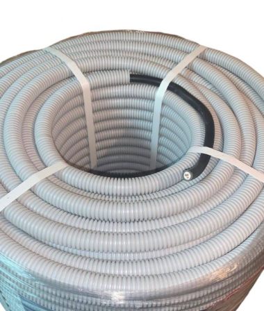 Провод в гофре ( ВВГнг(А)-LS 3х2,5 &quot;Конкорд&quot; ГОСТ + Гофра ПВХ 20 мм &quot;ДКС&quot;) 100м — Multielectrika