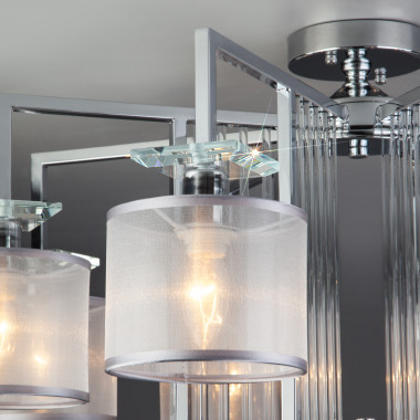 Умный потолочный светильник 60123/8 хром — Multielectrika