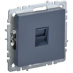 Розетка компьютерная RJ45 кат.6 IEK Brite РК11-БрМ маренго &mdash; Multielectrika