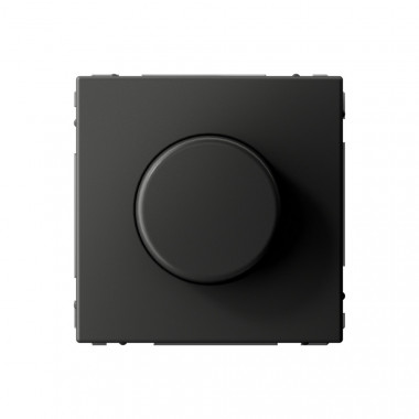 Светорегулятор поворотно-нажимной Systeme Electric ArtGallery LED, RC, 400Вт, базальт — Multielectrika